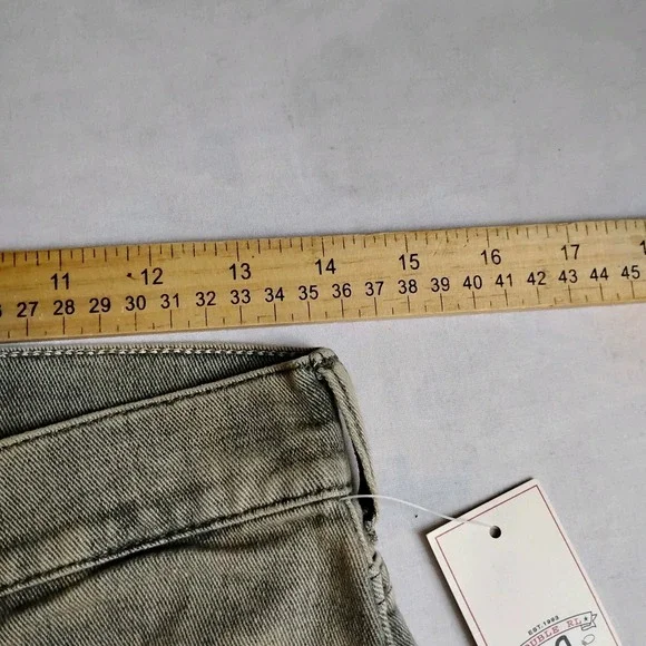 RRL Ralph Lauren Jeans 28 Womens Skinny Stretch Fit Slim Grey Classic New - Picture 9 of 16